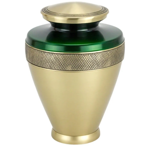 Amazon <b>Top</b> Selling High Quality Metal <b>Funeral</b> Urn Beautiful Handicraft <b>for</b> Cremation Ashes Best Wholesale Price-ACW - Product Image 1