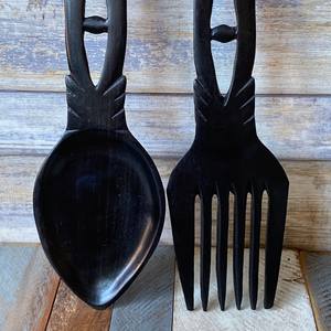 Juego de Cubiertos de Madera Natural, Utensilios Elegantes y Prácticos para el Uso Diario - Product Image 1