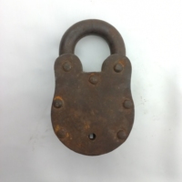 Cadenas en fer de qualité supérieure, design solide, personnalisable en gros, cadenas antique / métal robuste / cadenas de la prison d'Alcatraz avec 3 clés