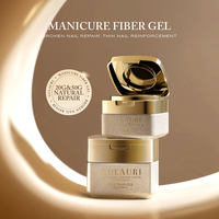 GULAURI Fibre transparente Fix Gel Glass Builder UV Nail Polisih Gel Nail Repair Extension Sculpting Construction Hard Gel