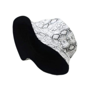 Sombrero de cubo de algodón de doble cara de moda para mujer para primavera otoño estilo informal de impresión por sublimación de moda para uso diario - Product Image 6