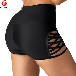 Shorts Deportivos de Cintura Alta para Mujer, Transpirables, de Secado Rápido e Impermeables, para Gimnasio y Yoga, Ropa Deportiva Personalizable para Correr y Hacer Ejercicio - Product Image 3