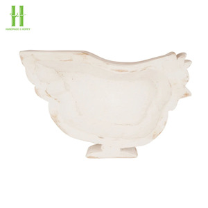 BEST SELLER Bol en bois artisanal en forme de cœur vintage en forme de poulet pour la décoration de la maison  En provenance du Vietnam - Product Image 2
