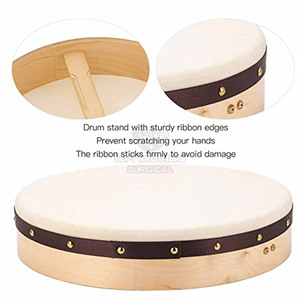 Le tambour naturel de haute qualité cache les peaux de tambour traditionnelles à prix de gros Meilleur matériau peaux de tambour - Product Image 3