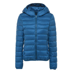 Chaqueta Bomber Impermeable de Algodón Ligero para Invierno, de Alta Calidad, con Capucha, Diseño Personalizado, para Mujer, con Exterior de Nailon y Algodón Sólido - Product Image 4