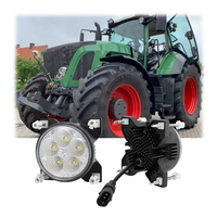 Luz de Trabajo LED Redonda de 50W, Haz de Luz Amplio de 90mm, Lámpara de Trabajo LED para Fendt 1038 1042 1056 1050 Vario