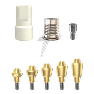 การถ่ายโอนความประทับใจในการเผชิญปัญหาสำหรับหลายหน่วย1.6 abutment-ถาดเปิด, การเชื่อมต่อทรงกรวย - Product Image 1