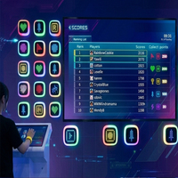 Équipement de jeu interactif personnalisé pour l'entraînement de la vitesse de réaction, idéal pour les parcours d'obstacles, les défis de fitness et les centres d'activités intérieures