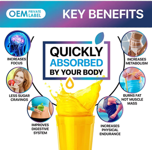 Gotas KETO de etiqueta privada OEM con cetonas exógenas BHB para pérdida de peso Keto Suplemento de dieta cetogénica Quemador de grasa mejorado - Product Image 5