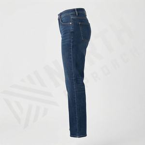 Jeans skinny plissés vintage taille haute pour femmes, coupe ajustée, confortable, denim satiné extensible, pantalon tendance décontracté, nouveau service - Product Image 3