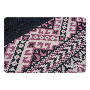 Durable Eco-Friendly PET Yarn Rug Handwoven Inkari Flatweave Carpet for Living Room and Bedroom Durable Plush Floor <b>Mat</b> - Product Image 2