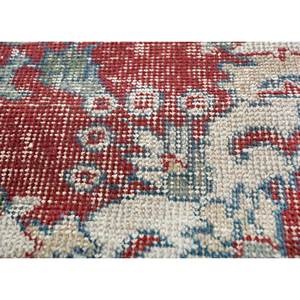 Alfombra de Lana Anudada a Mano de Gran Tamaño, Diseño de Medallón Rojo y Naranja, para Sala de Estar, Pasillo Rectangular, Modelo Pae-2916 - Product Image 3