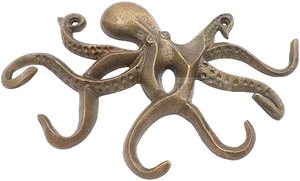 Vente à Chaud Crochet Mural en Métal de Couleur Blanche en Forme de Poulpe Nouveau Support Mural en Métal pour Suspendre des Objets et des Vêtements Vente en Gros Prix Bon Marché - Product Image 2