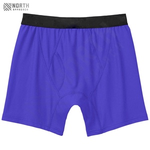 High Quality Premium <b>Men's</b> <b>Boxer</b> Underwear Comfortable Wholesale Customized Logo <b>Bamboo</b> Fiber High-rise Breathable Knitted <b>Men</b> - Product Image 2