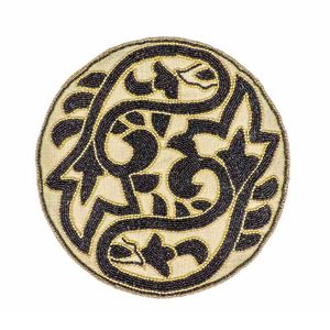 Embroidery Seed <b>Bead</b> Traditional Craftsmanship <b>coaster</b> Heritage Craftsmanship <b>coaster</b> - Product Image 2