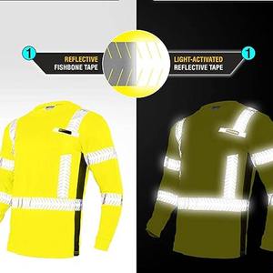 Sudadera de Seguridad Reflectante de Alta Calidad, Sudadera con Capucha de Manga Larga, Poliéster de Alta Visibilidad, Antibacteriana, Certificación CE para Construcción - Product Image 5