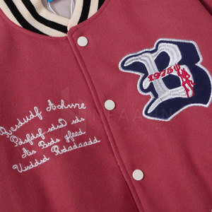 แจ็กเก็ตฤดูหนาวทันสมัยแจ็กเก็ตเลตเทอร์แมนสำหรับเด็กชายและเด็กหญิง - Product Image 3