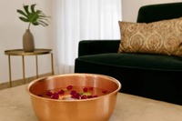 Bol de Spa en cuivre pour hammam turc, élégant et professionnel, accessoire de bain de source chaude traditionnel écologique pour spa à domicile