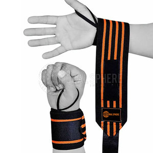 ผ้าพันข้อมือสำหรับออกกำลังกายคุณภาพดีที่สุด ขายดีที่สุด สำหรับยกน้ำหนัก ฟิตเนส และยิม พร้อมบริการ OEM - Product Image 4