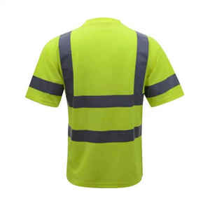 Camiseta Polo de Manga Corta Reflectante de Alta Calidad para Trabajadores de la Construcción, Camisetas de Seguridad con Logotipo Personalizado OEM - Product Image 2