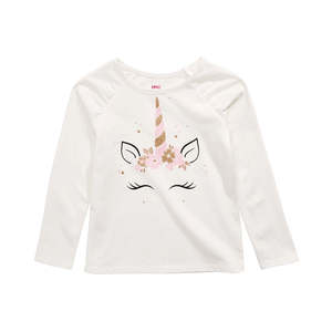 Epic Threads Little <b>Girl's</b> Long Sleeve Unicorn Horn T-Shirt Natural Size 6X <b>Coat</b> & <b>Outwear</b> - Product Image 2