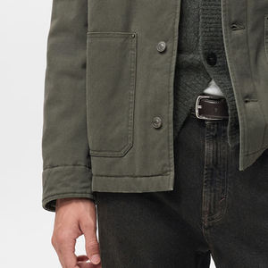 Veste bomber tendance à prix avantageux, meilleure qualité OEM, avec impression de logo personnalisée et tissu respirant pour homme, col rabattu, veste 2026 - Product Image 5