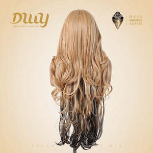 DWY Glueless Blonde HD Lace Front Synthetic <b>Wig</b> 30-32 Inches Heat Resistant Fiber Body Wave <b>Wig</b> with Small Cap Size - Product Image 4