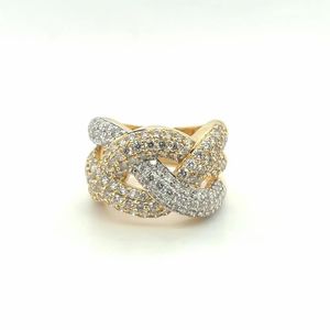 Anillo Redondo de Diamantes Naturales en Oro Real para Mujer, 2.59ct, para Fiesta - Product Image 2