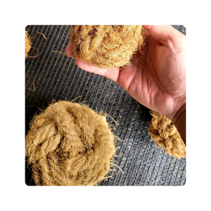 Friendly - Budget Premium Quality Biodégradable Coconut Coir Ball Pet-Friendly Jouet à mâcher fabriqué au Vietnam pour petits animaux - Product Image 1