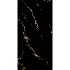 Carreaux de sol en céramique élégants antidérapants 60x120 effet marbre doré, émaillés, résistants à l'usure, décoration intérieure - Product Image 1