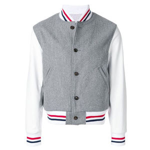 Veste de baseball pour homme de marque, veste universitaire personnalisée à manches longues, vêtements d'extérieur avec boutons sur le devant, vestes pour homme - Product Image 1