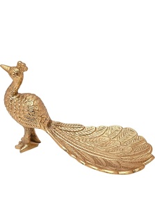 Escultura Decorativa de Pavo Real de Último Diseño para Mesa, Decoración del Hogar, Chapado en Oro, Disponible en Aluminio y Latón - Product Image 3