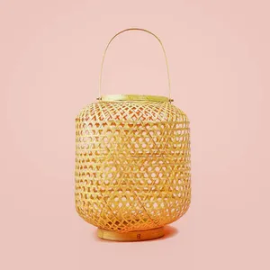 New Product Bamboo Lampshade Home Decoration OEM Variety of Choices Custom Packaging Wholesale Handwoven From Vietnam HNH Craft - Product Image 5