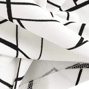 Best Manufacturer's Customized Logo Women's Crop Top Shirt Comfortable Two Tone Black & <b>White</b> Outfit High Quality Material - Product Image 6