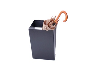 Soporte de paraguas de hierro de alta calidad Estante de almacenamiento de metal de diseño elegante Venta caliente para uso en exteriores - Product Image 2