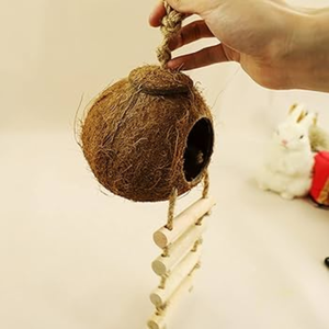 CASA DE PÁJAROS DE COCO DE FORMA REDONDA PREMIUM 2025 PARA USO AL AIRE LIBRE HECHA EN VIETNAM - Product Image 5