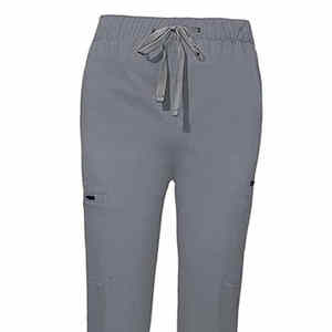 Uniforme de enfermera con cuello en V y media cremallera de lona al por mayor, conjuntos para correr de vendedores cómodos para hospitales - Product Image 2