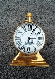 Calvin artesanía náutica latón Mesa reloj doble cara latón reloj estudio MESA reloj habitación decoración del hogar - Product Image 3