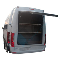 Boîte à outils et rangement supplémentaire arrière pour minibus, camping-car, bus, Sprinter, Crafter W906 W907 en fibre de verre