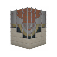 Système de façade ventilée de qualité supérieure Design moderne Fixation invisible des carreaux de porcelaine pour le revêtement extérieur directement de Turquie