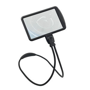 แว่นขยายพร้อมไฟ LED แบบห้อยคอพลาสติกแบบ3X แฮนด์ฟรี - Product Image 4