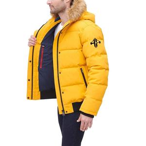 แจ็กเก็ตขนเป็ดมันวาวสูงสำหรับผู้ชายแจ็คเก็ตบุนวมสำหรับฤดูหนาวโลโก้ตามสั่งสำหรับฤดูหนาว - Product Image 5