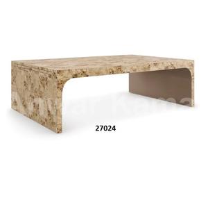 โต๊ะ2ชั้นทำด้วยมือสแตนเลสสีดำและกระจกนิรภัยใสเหมาะสำหรับห้องนั่งเล่นและสำนักงาน - Product Image 2