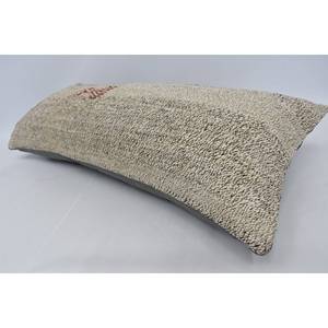 Brown Striped Wool <b>Pillow</b> 16x36 Inch Luxury Mid-Century Accent Woven Vintage Print Decorative Cushion for Home Christmas Decor - Product Image 5