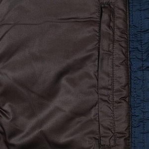 Chaqueta acolchada con capucha de marca privada para hombre, mangas largas, cremallera frontal, transpirable, talla grande, chaqueta para exteriores - Product Image 2