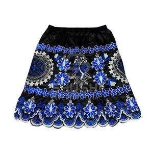 Falda Midi Informal de Mujer al por Mayor, Personalizada, de Cintura Alta, con Bordado de Patchwork, 100% Algodón, Ecológica, Transpirable, Tallas Personalizadas - Product Image 5