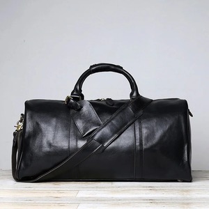 Bolsos de hombre vintage con logotipo personalizado de fábrica, Crazy Horse de cuero bolso de viaje, bolso de viaje de fin de semana, bolso de lona de cuero - Product Image 6