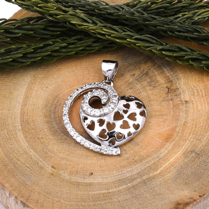 Colgante de Plata de Ley 925 con CZ para todas las ocasiones, regalo para ella en un colgante especial de plata de ley 925 para el regalo - Product Image 4