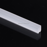 Diffuseur de lumière LED en PMMA acrylique, bande de lumière opale extrudée, couvercle en plastique extrudé pour boîtier LED, prix d'usine