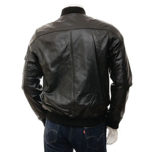 Chaquetas de Cuero con Cierre Frontal Estilo Urbano con Bolsillos para Hombres Adultos Directamente de Fábrica - Chaqueta de Alta Calidad para Hombre - Product Image 2